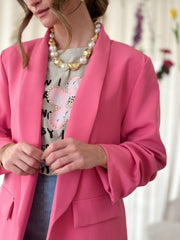 Le blazer Kelcie rose - Gualap