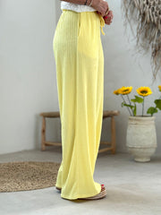 Le pantalon Raffaela jaune - Gualap