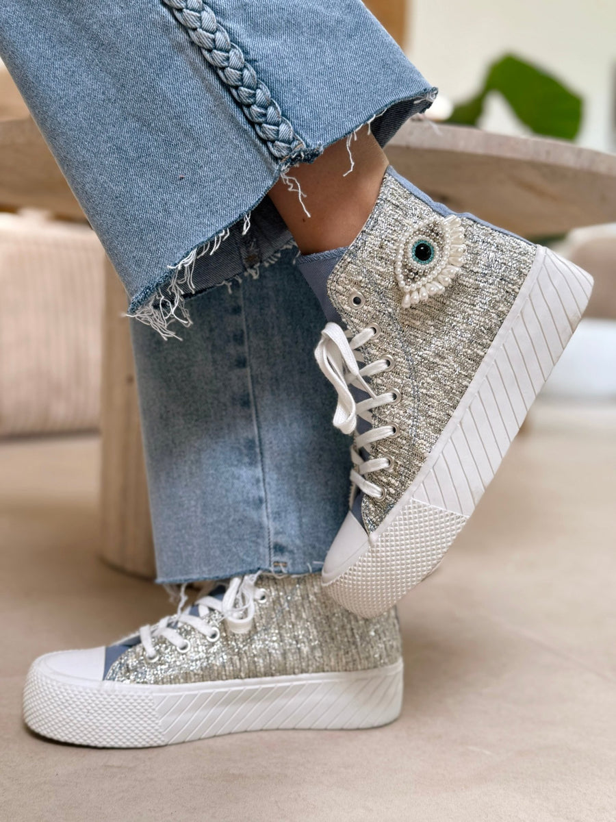 Les baskets Tessa bleu - Gualap