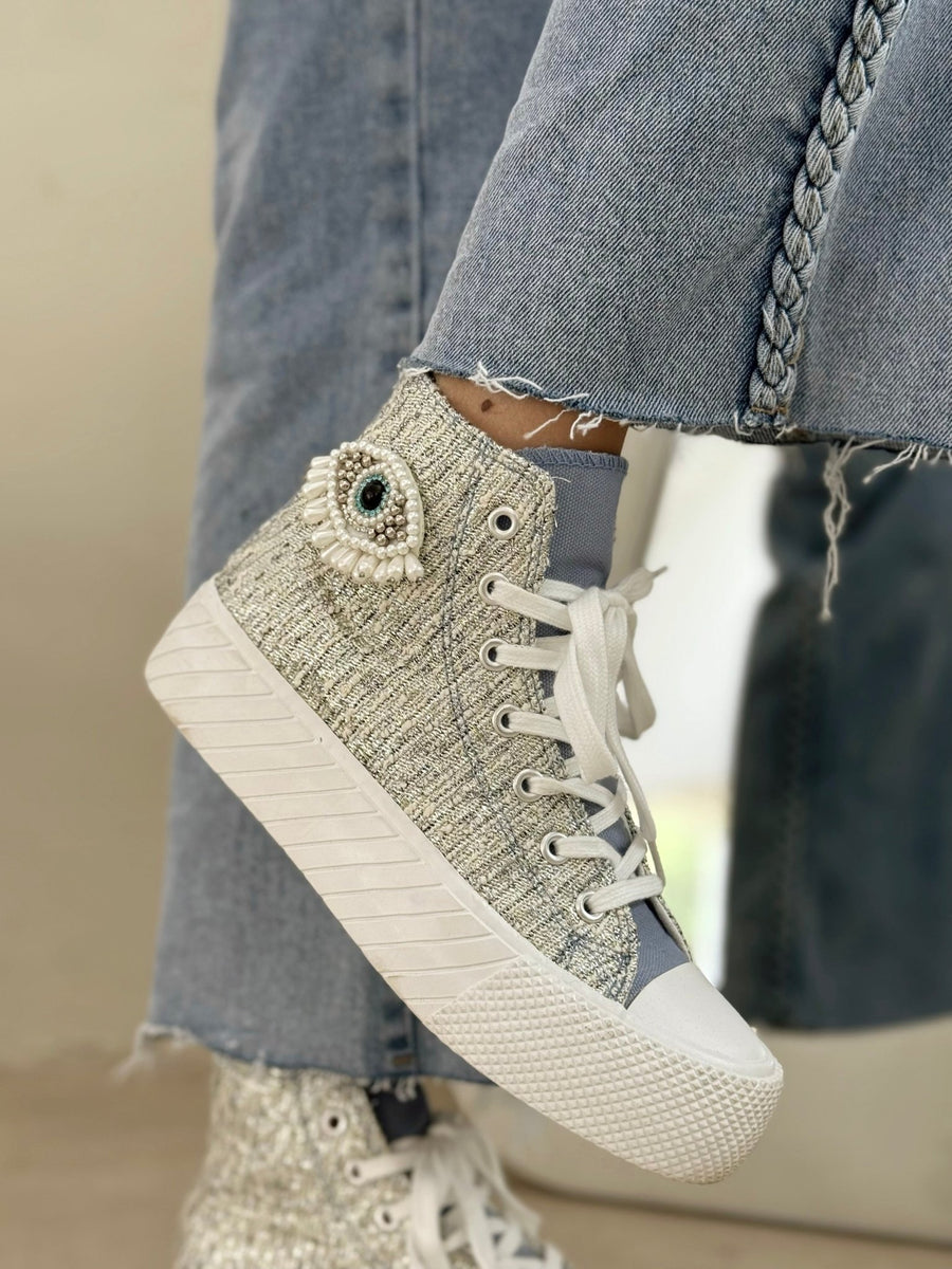 Les baskets Tessa bleu - Gualap