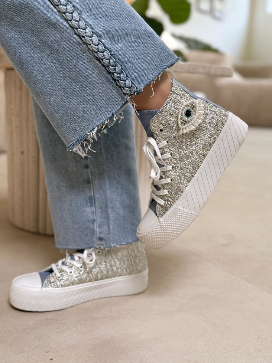 Les baskets Tessa bleu - Gualap