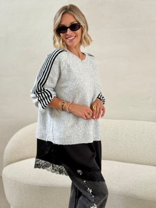 Le pull Maxine gris