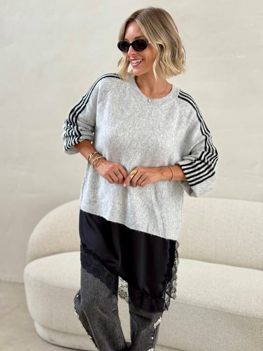 Le pull Maxine gris