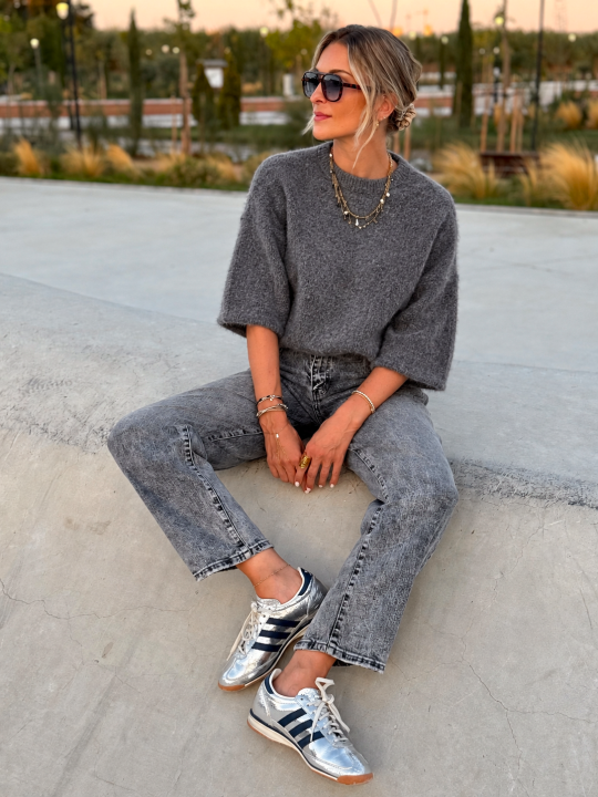 Le pull Odile gris