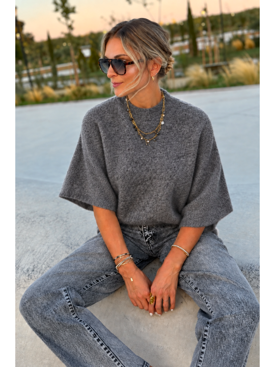 Le pull Odile gris