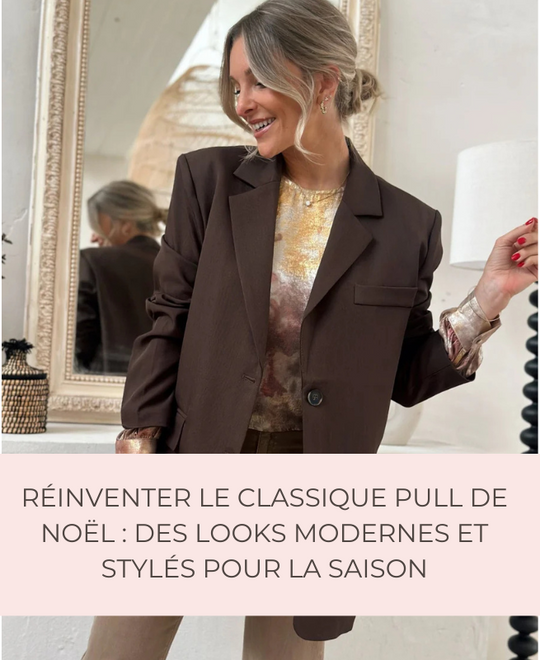 Réinventer le classique pull de Noël : des looks modernes et stylés pour la saison