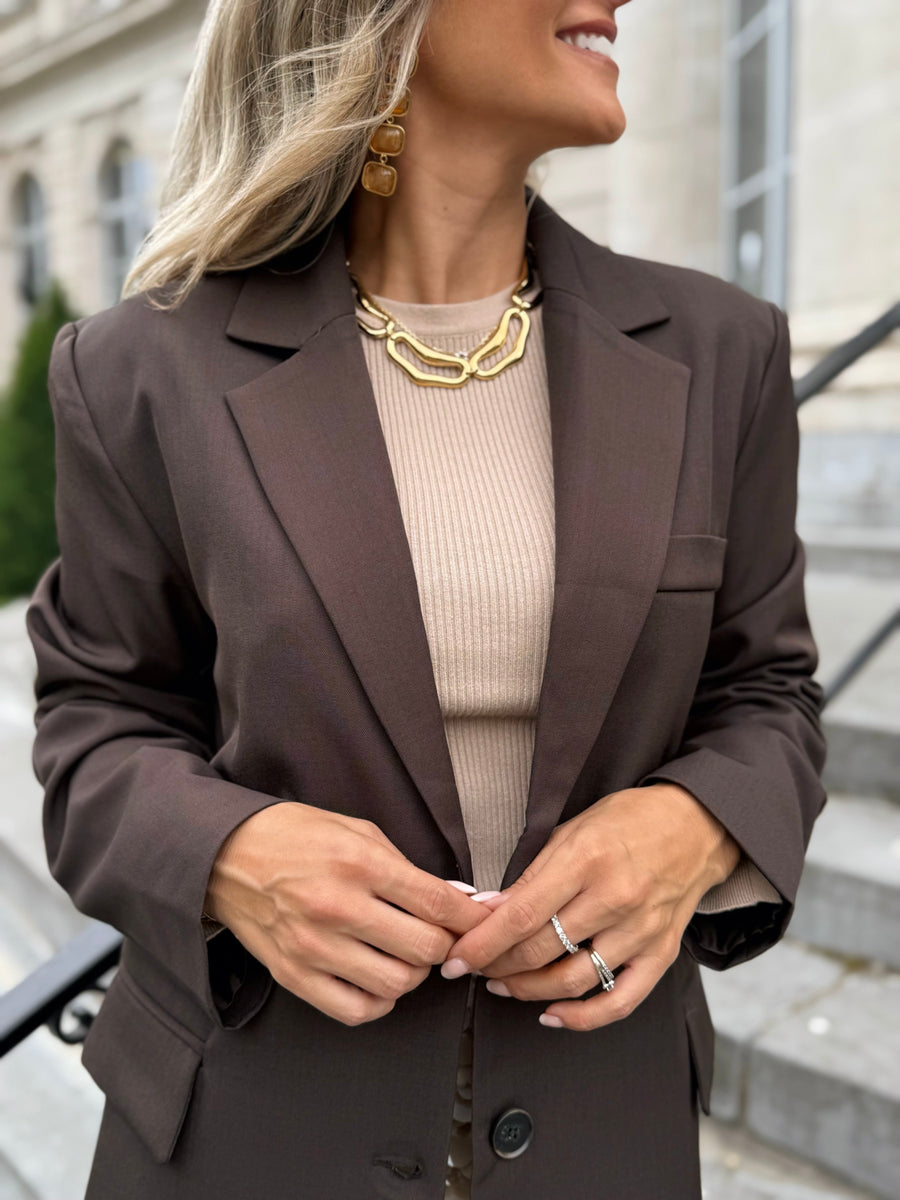 Le blazer Irene marron