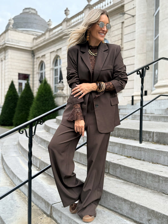 Le blazer Irene marron