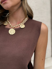 La blouse Hanae marron