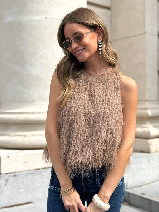 La blouse Hazel camel