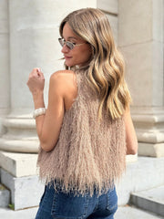La blouse Hazel camel