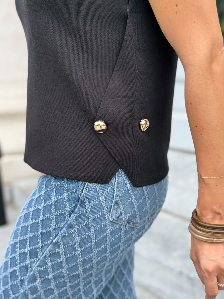 La blouse Hanae noir
