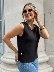 La blouse Hanae noir