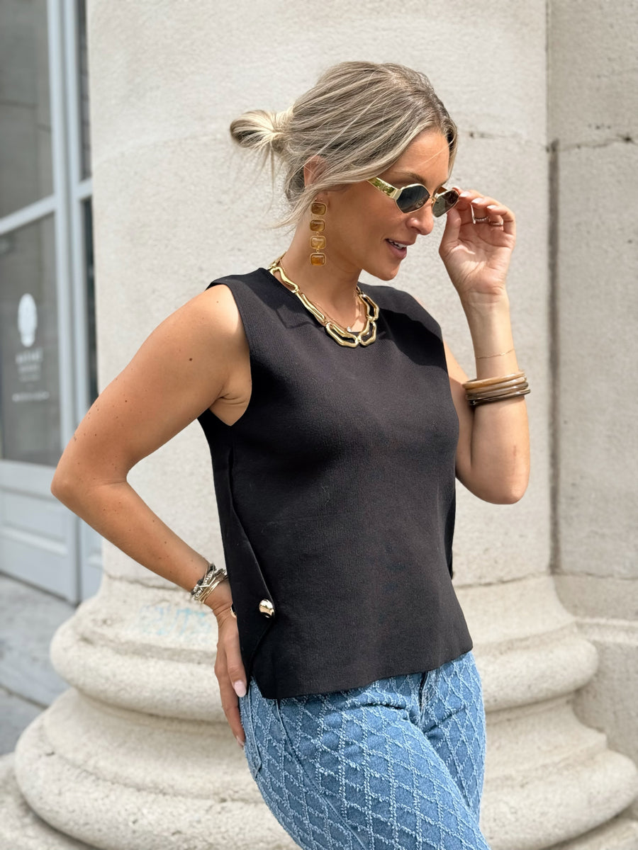 La blouse Hanae noir