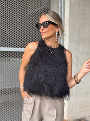 La blouse Hazel noir