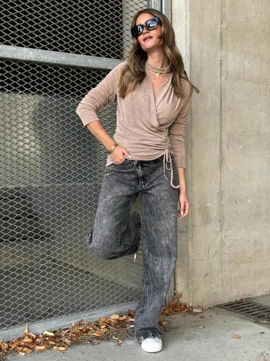 La blouse Hella beige