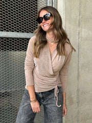 La blouse Hella beige
