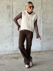Le jeans Calista marron
