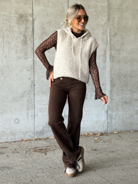 Le jeans Calista marron