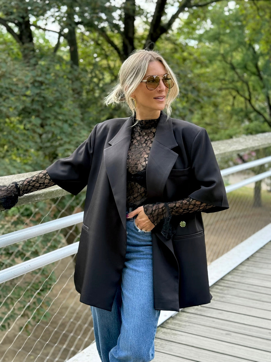 Le blazer Eve noir