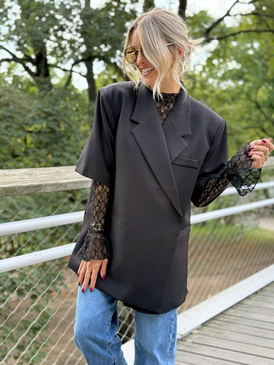 Le blazer Eve noir