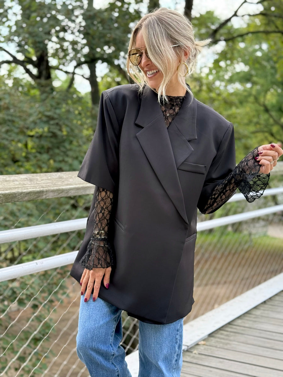 Le blazer Eve noir