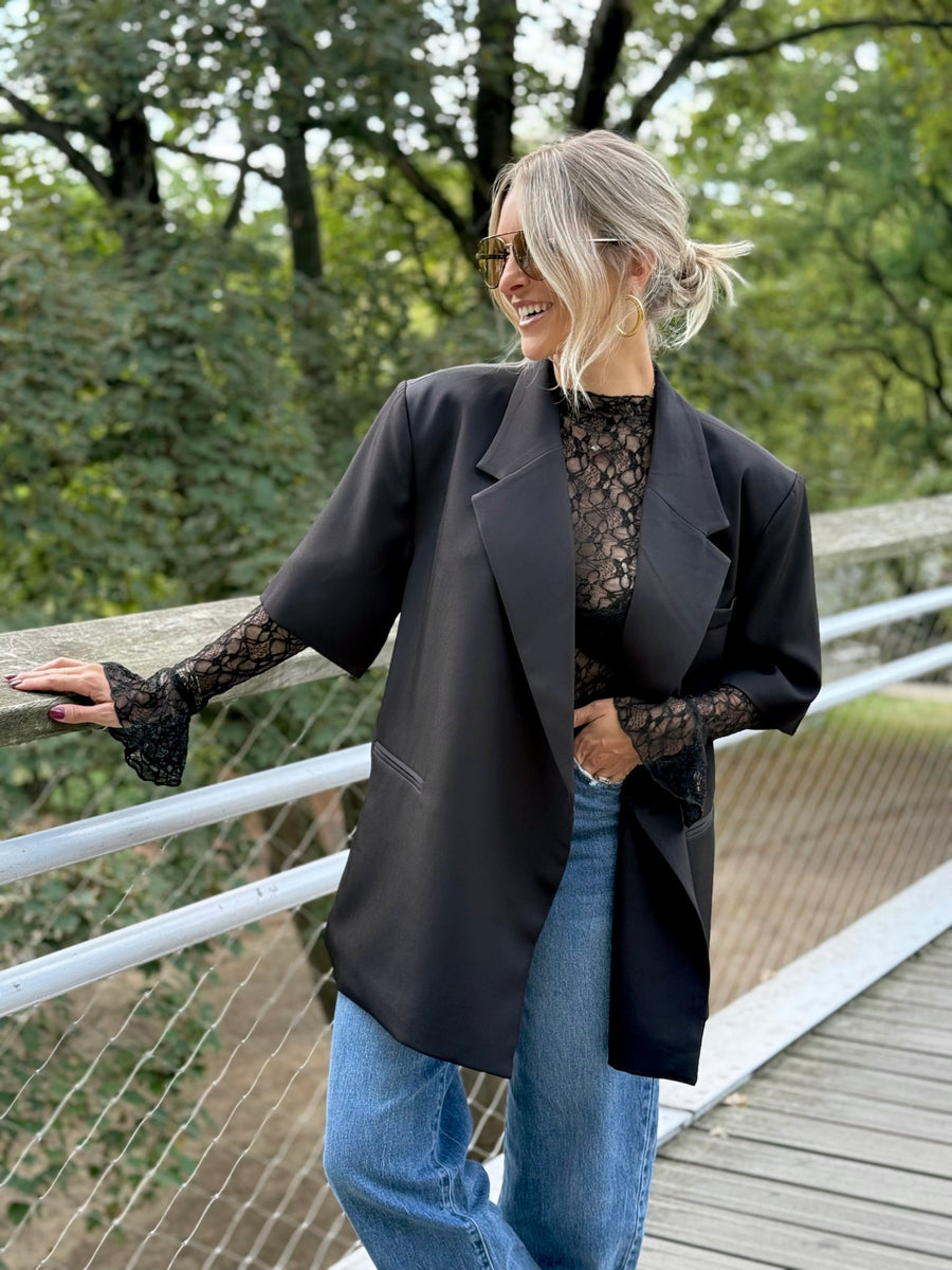 Le blazer Eve noir