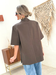 Le blazer Eve marron