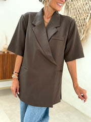 Le blazer Eve marron