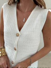 La blouse Charlie blanc casse - Gualap