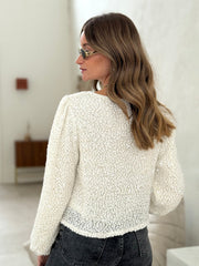 La blouse Erika blanc - Gualap