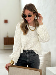 La blouse Erika blanc - Gualap