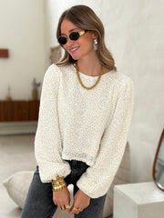 La blouse Erika blanc - Gualap