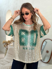La blouse Evana vert - Gualap