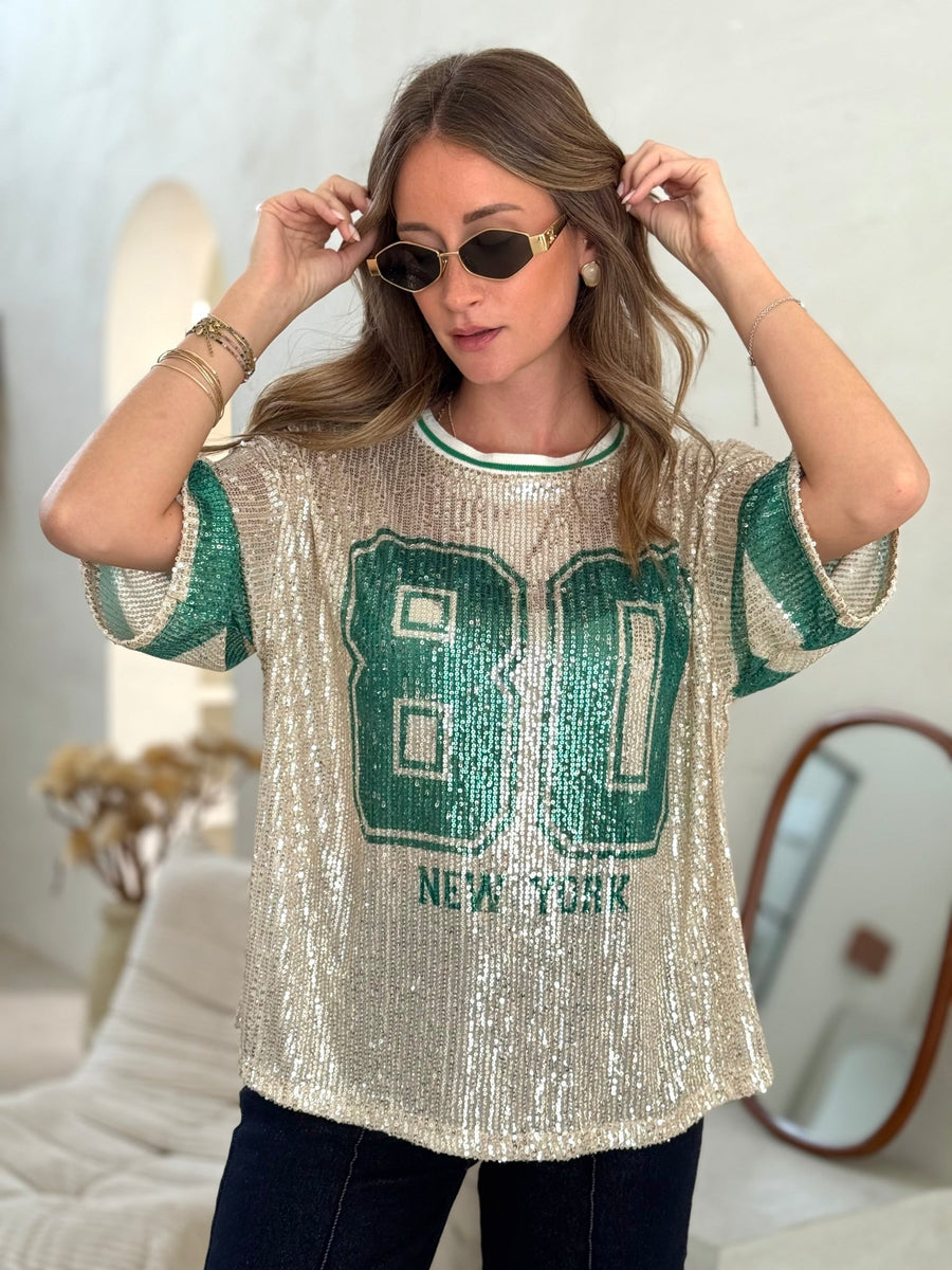 La blouse Evana vert - Gualap