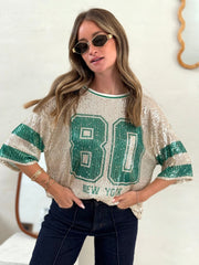 La blouse Evana vert - Gualap