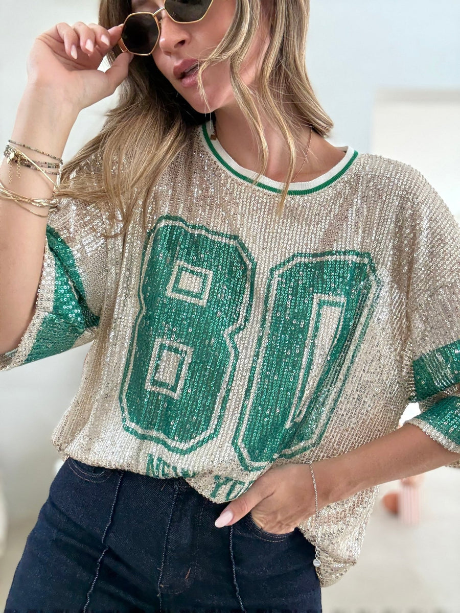 La blouse Evana vert - Gualap