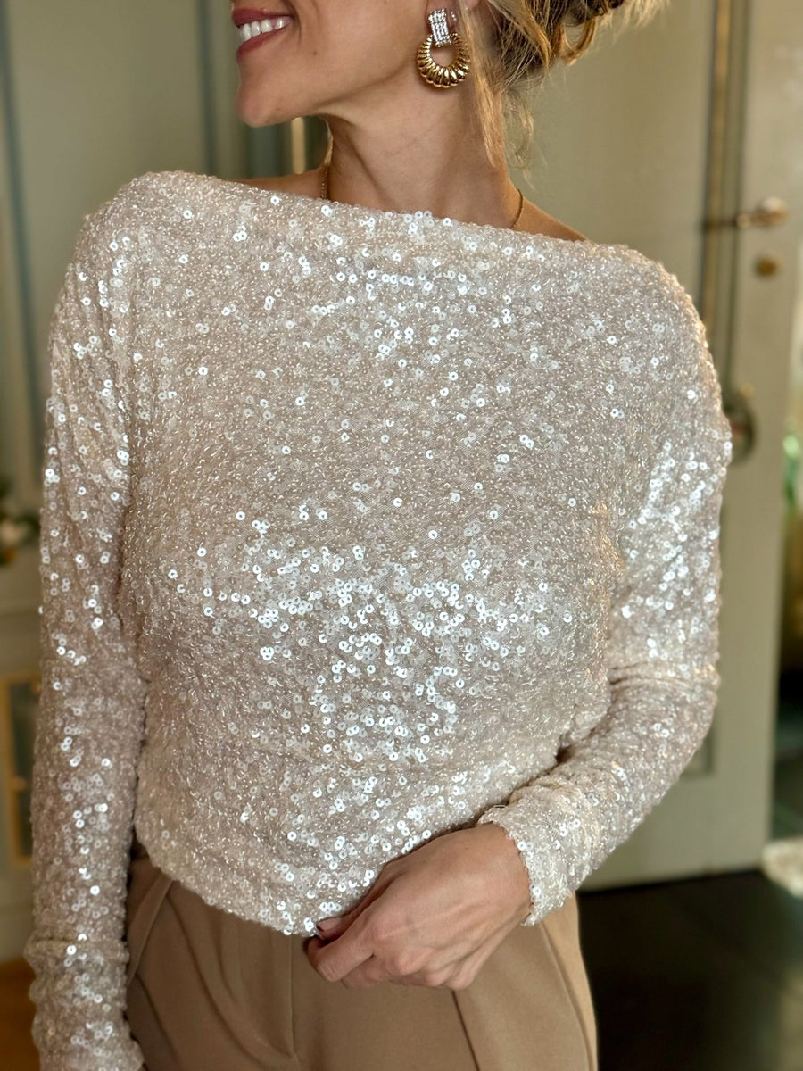 La blouse Uguette blanc casse - Gualap