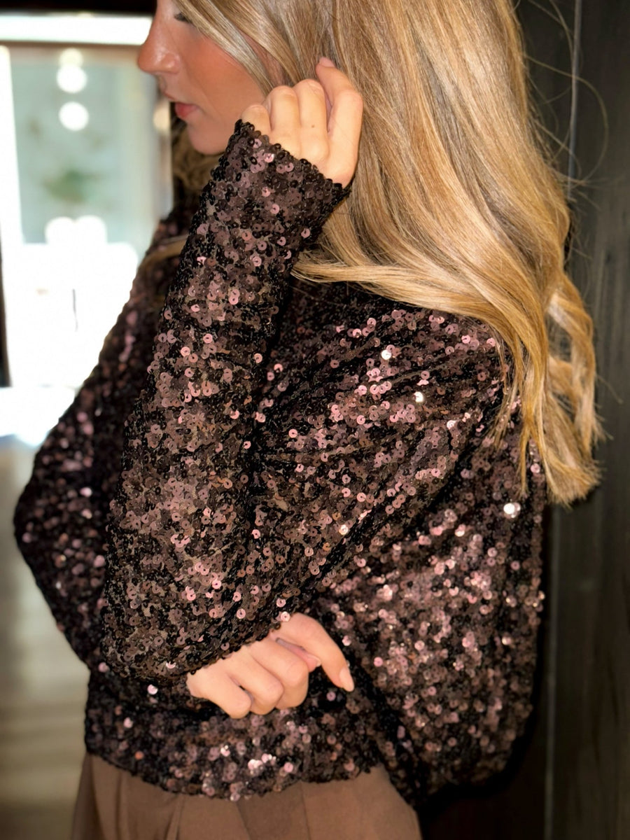 La blouse Uguette marron - Gualap