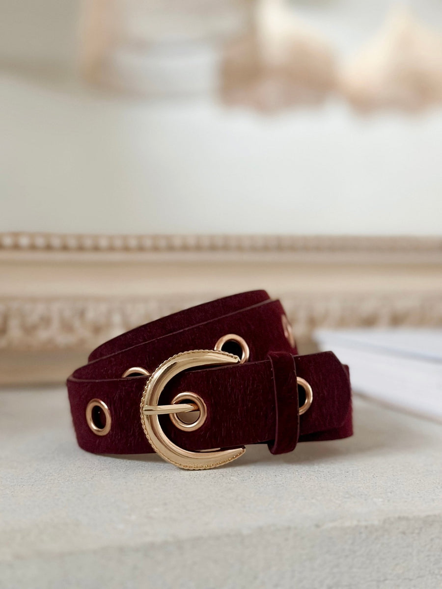 La ceinture Agnesa bordeaux - Gualap