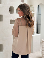 La chemise Britt beige - Gualap