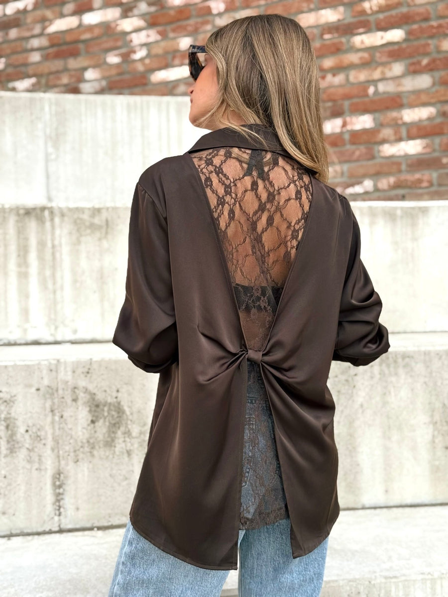 La chemise Darcie marron - Gualap