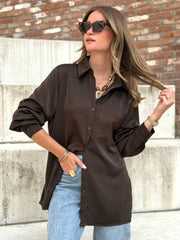 La chemise Darcie marron - Gualap