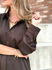 La chemise Darcie marron - Gualap