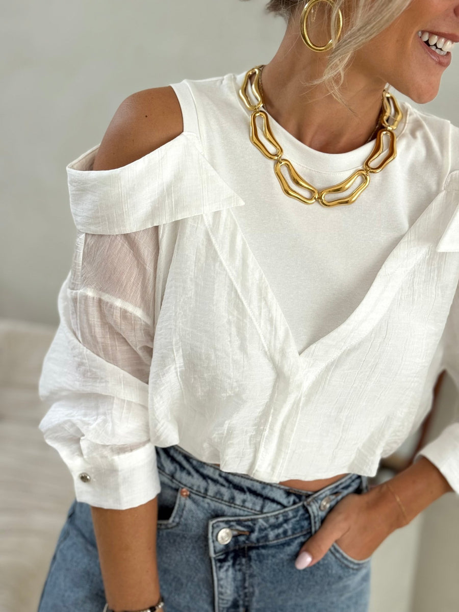 La chemise Donata blanc - Gualap