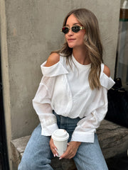 La chemise Donata blanc - Gualap