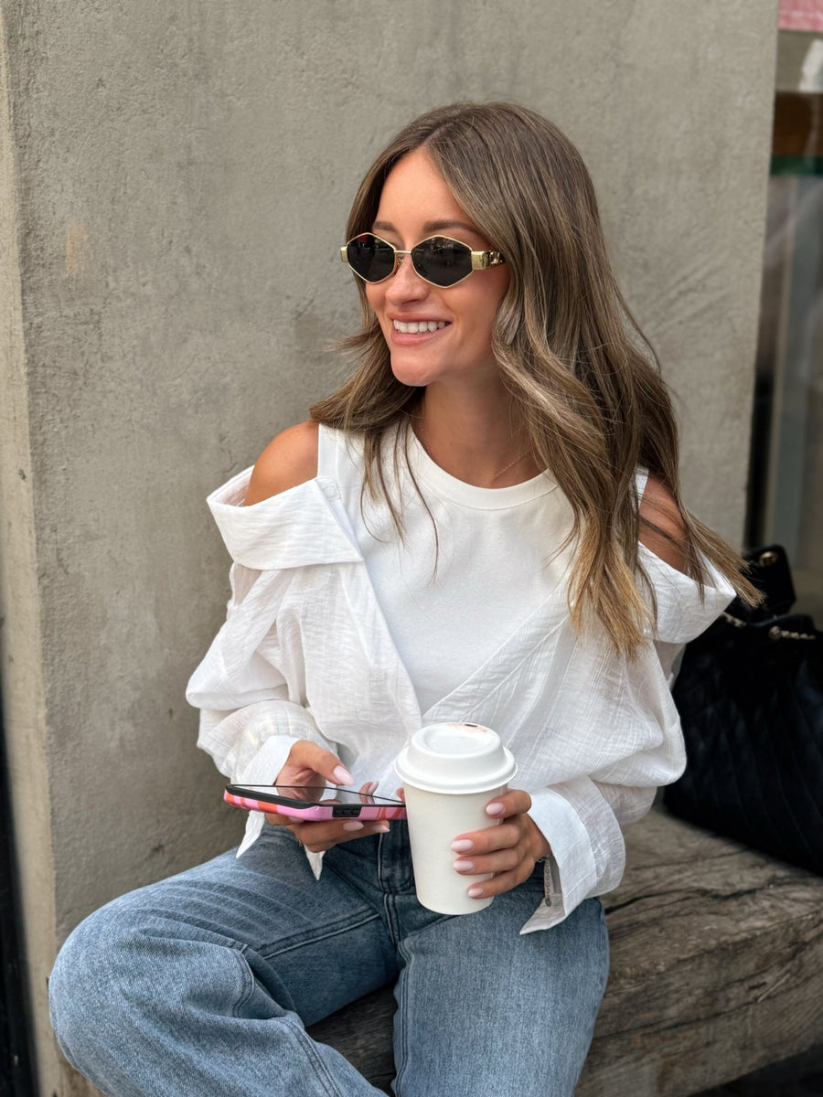 La chemise Donata blanc - Gualap