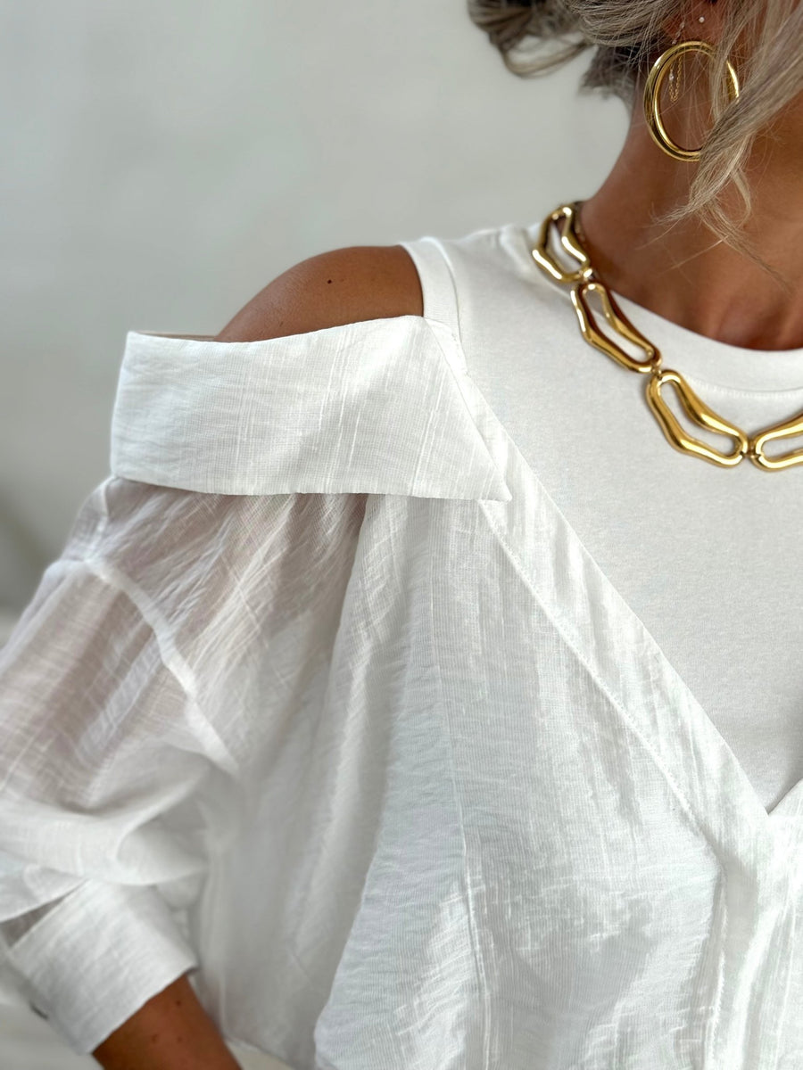 La chemise Donata blanc - Gualap