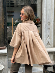 La chemise Ellie beige - Gualap