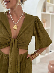 La combi Leonor kaki-Gualap